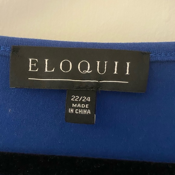Eloquii blue dress. Size 22 24 - Picture 2 of 3
